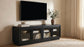 Medina 4-Door TV Stand for TVs up to 85 Inches Black