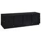 Medina 4-Door TV Stand for TVs up to 85 Inches Black