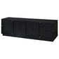 Medina 4-Door TV Stand for TVs up to 85 Inches Black
