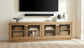 Medina 4-Door TV Stand for TVs up to 85 Inches Golden Oak