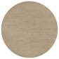 Strouse Contemporary Round Coffee Table in Natural Oak