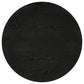 Strouse Contemporary Round End Table in Black