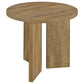 Aragon 2-Piece Round Coffee and End Table Set Mango