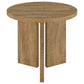 Aragon 2-Piece Round Coffee and End Table Set Mango