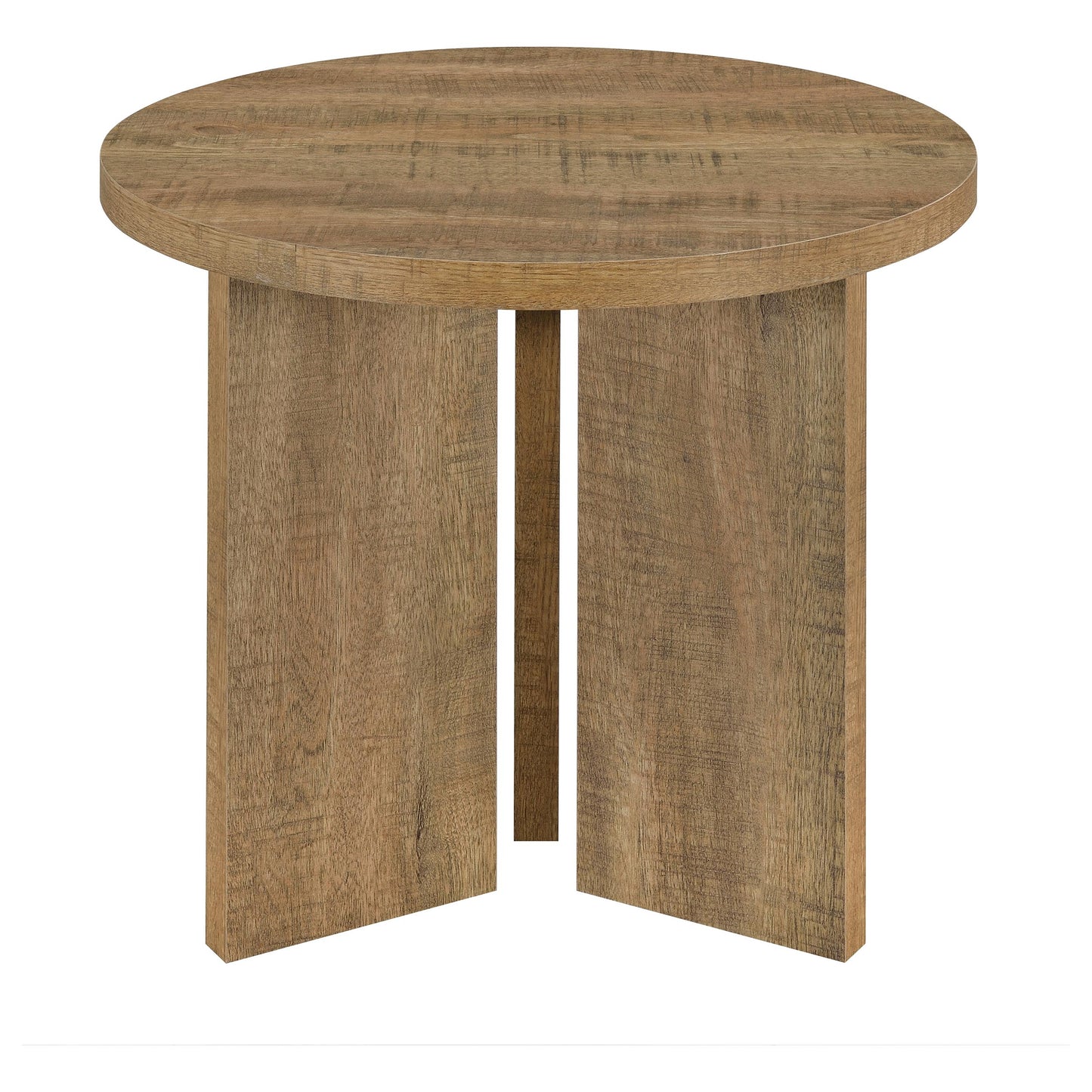 Aragon 3-Piece Round Coffee and End Table Set Mango