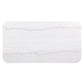 Lior 3-Piece Rectangular Marble Top Coffee and End Table Set Charcoal