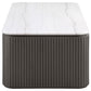 Lior 3-Piece Rectangular Marble Top Coffee and End Table Set Charcoal
