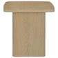 Fraser Transitional Square Pedestal End Table in Greige