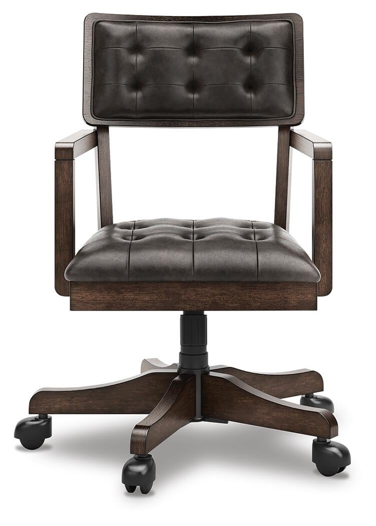 Ashley Express - Breckington Home Office Desk with Chair and Storage