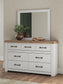 Savonport Full Panel Bed. Dresser, Mirror and Nightstand