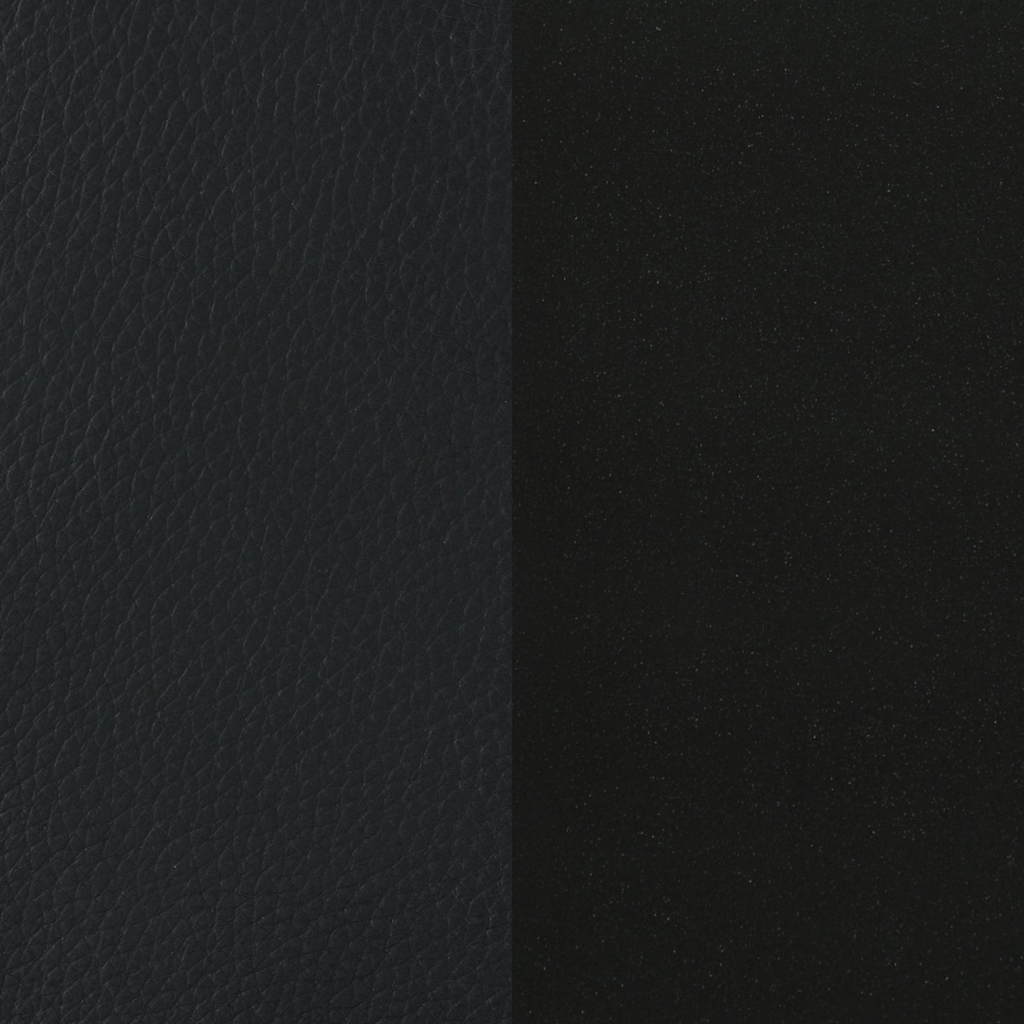 Vardon Genuine Leather Counter Height Chair Black (Set of 2)