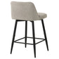 Mellor Fabric Upholstered Swivel Counter Chair Slate Brown (Set of 2)
