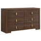Etienne 4-piece Queen Bedroom Set Walnut