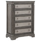 Cresswell 5-piece California King Storage Bedroom Set Taupe