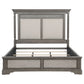 Cresswell California King Panel Bed Weathered Taupe