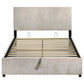 Reeves Upholstered Full Lift-Top Storage Platform Bed Beige