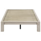 Gislen Twin Easy Assembly Wood Platform Bed White