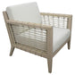 HP0426 Accent Chair White / Weathered Natural