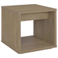 Ingram 2-Piece Coffee and End Table Set with Storage Latte