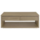 Ingram 2-Piece Coffee and End Table Set with Storage Latte