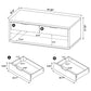 Ingram 2-Piece Coffee and End Table Set with Storage Latte
