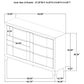 Farre 4-piece Eastern King Bedroom Set Washed Grey