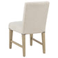 Naser 5-piece 48-inch Round Dining Table Set Beige and Light Oak