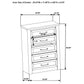 Nevado 5-Piece Eastern King Panel Bedroom Set Grey and Weathered Taupe