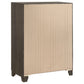 Farre 5-piece Queen Upholstered Storage Bedroom Set Dark Brown / Beige