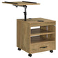 Lerma 1-drawer Adjustable Tray Top Nightstand with Speaker Mango