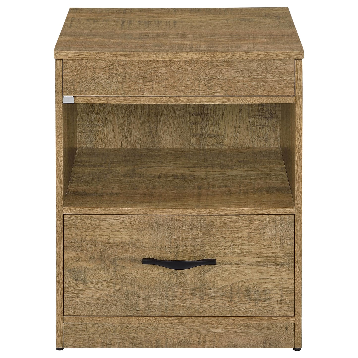 Fabre 1-drawer Extendable Top Nightstand Bedside Table Mango