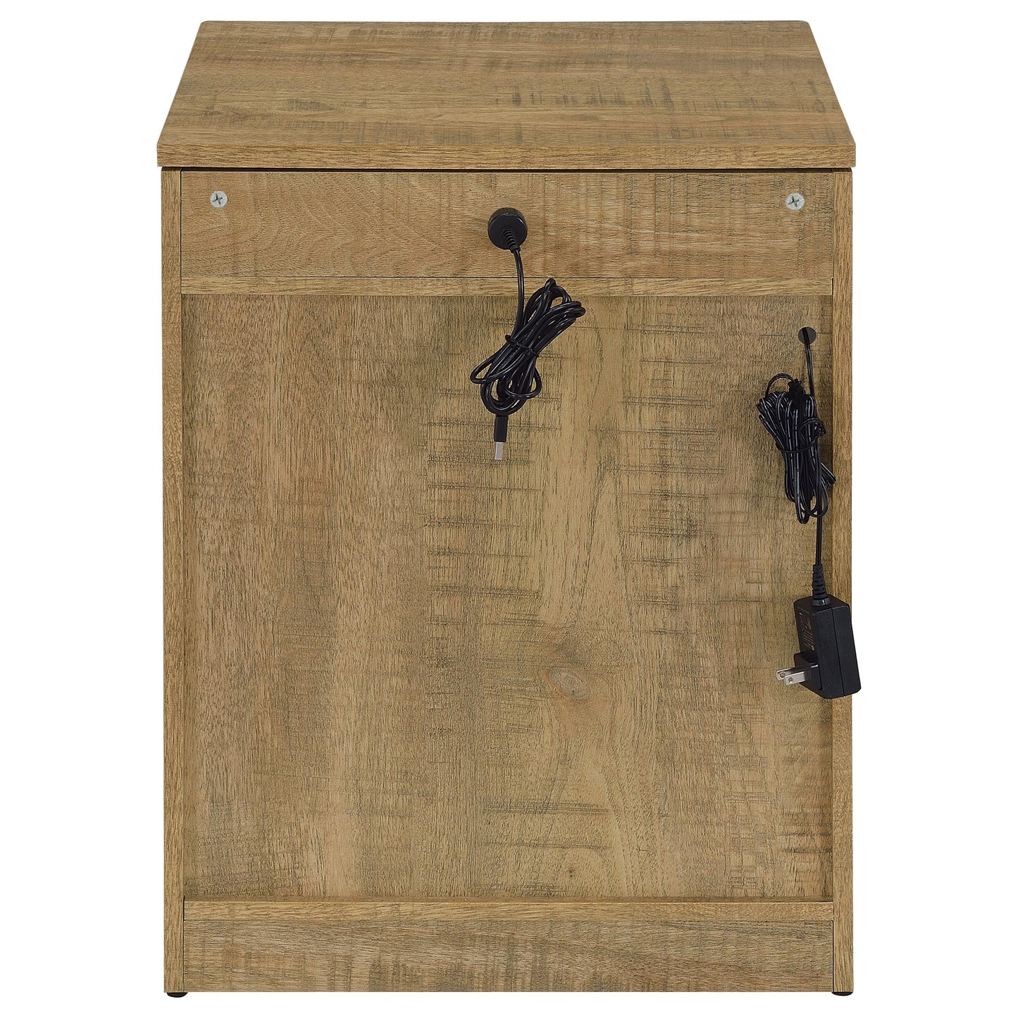 Fabre 1-drawer Extendable Top Nightstand Bedside Table Mango