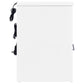 Fabre 1-drawer Extendable Top Nightstand Bedside Table White High Gloss
