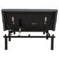 Weston Full Dual-Motor Massage Adjustable Bed Base in Black and Grey