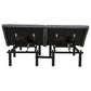 Weston Split Eastern King Massage Adjustable Bed Base in Black and Grey