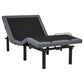 Weston Twin Dual-Motor Massage Adjustable Bed Base in Black and Grey