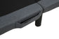 Weston Split Eastern King Massage Adjustable Bed Base in Black and Grey