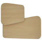 Lester 2-Piece Rounded Pedestal Nesting Coffee Table Set Honey Oak