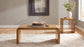 Booker Rectangular Mango Wood End Table Natural