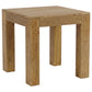 Butte Square Mango Wood End Table Natural