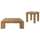 Butte 2-piece Mango Wood Coffee and End Table Set Natural