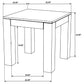 Butte 2-piece Mango Wood Coffee and End Table Set Natural