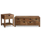 Esther 2-Piece Solid Sheesham Coffee and End Table Set Natural