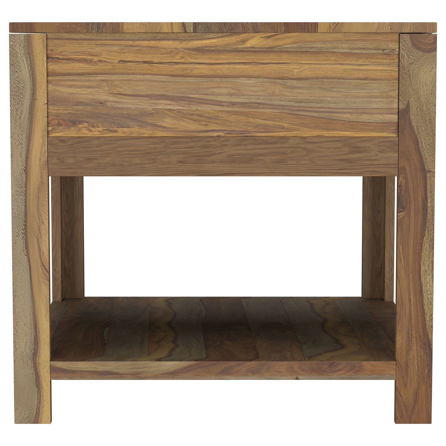 Esther 3-Piece Solid Sheesham Coffee and End Table Set Natural