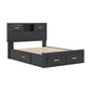 Stabotta Queen Bookcase Bed with Storage