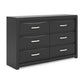Stabotta Six Drawer Dresser