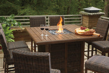 Load image into Gallery viewer, Paradise Trail Square Bar Table w/Fire Pit
