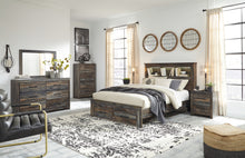 Load image into Gallery viewer, Drystan Queen Bookcase Bed with 2 Storage Drawers
