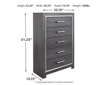 Load image into Gallery viewer, Lodanna Five Drawer Chest
