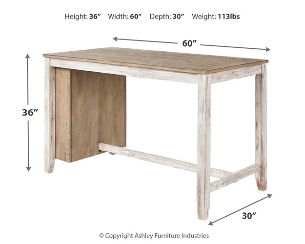 Ashley Express - Skempton RECT Counter Table w/Storage